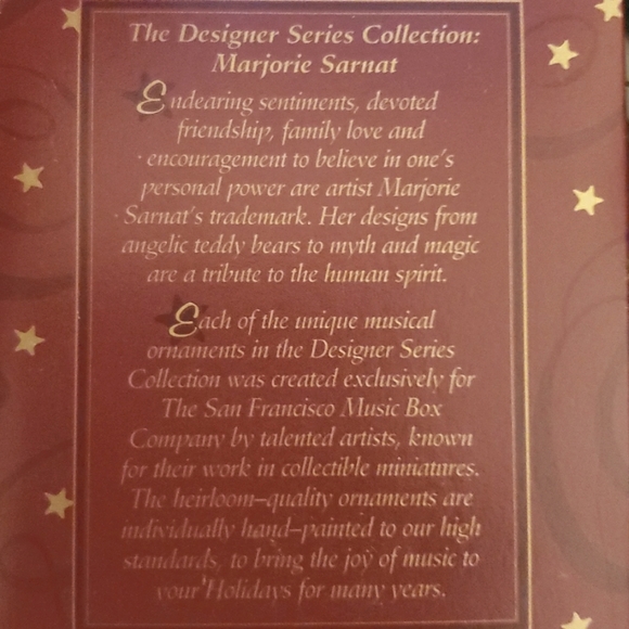 2000 Special Millennium Francisco Music Box Company Winter Santa Claus Ornament - Picture 5 of 5